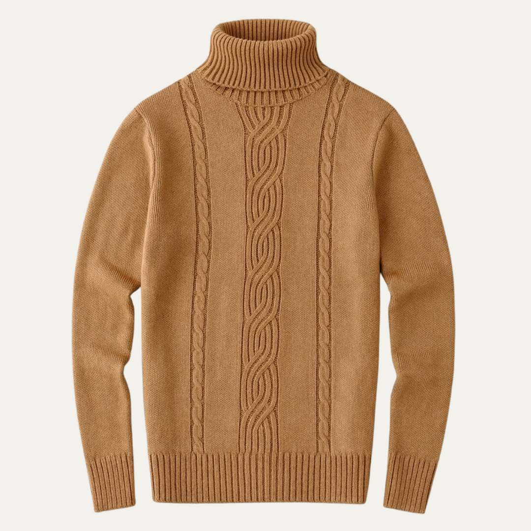 Courchevel Knitted Wollrollkragenpullover