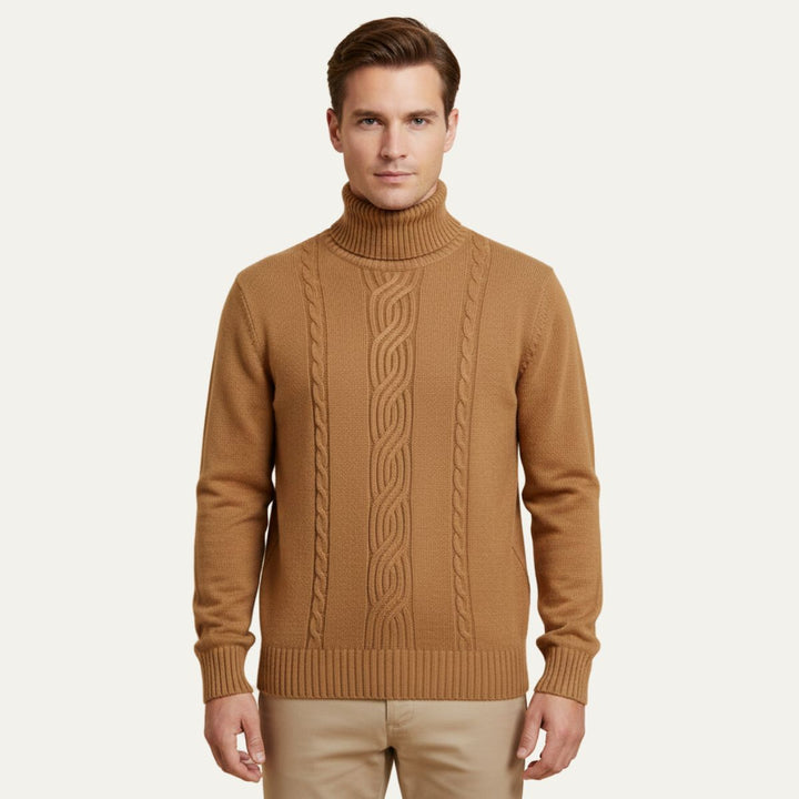 Courchevel Knitted Wollrollkragenpullover