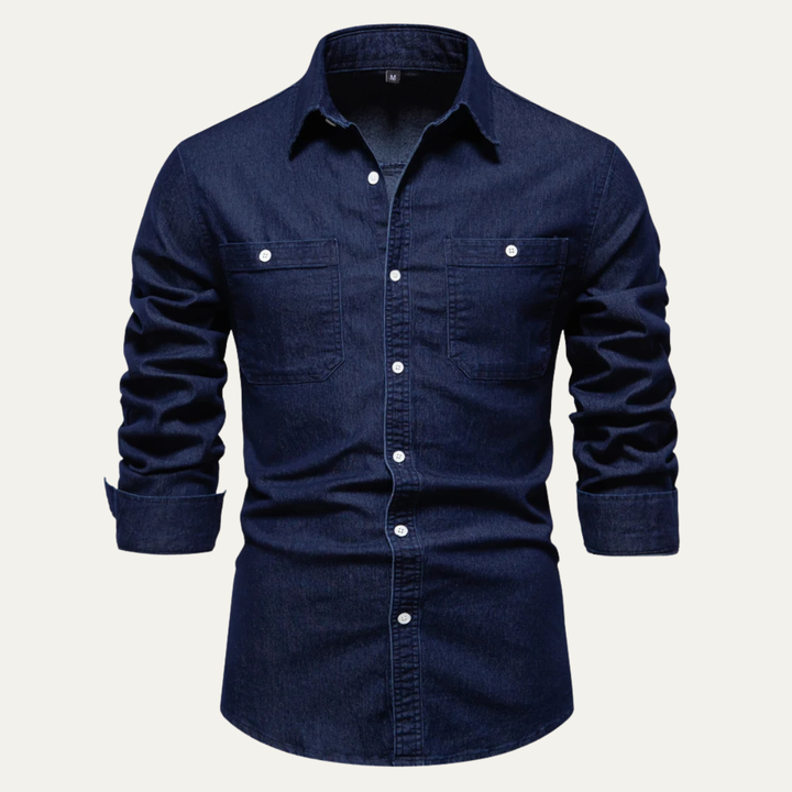 Crestfall Ridge Denimjeanshemd Slim Fit