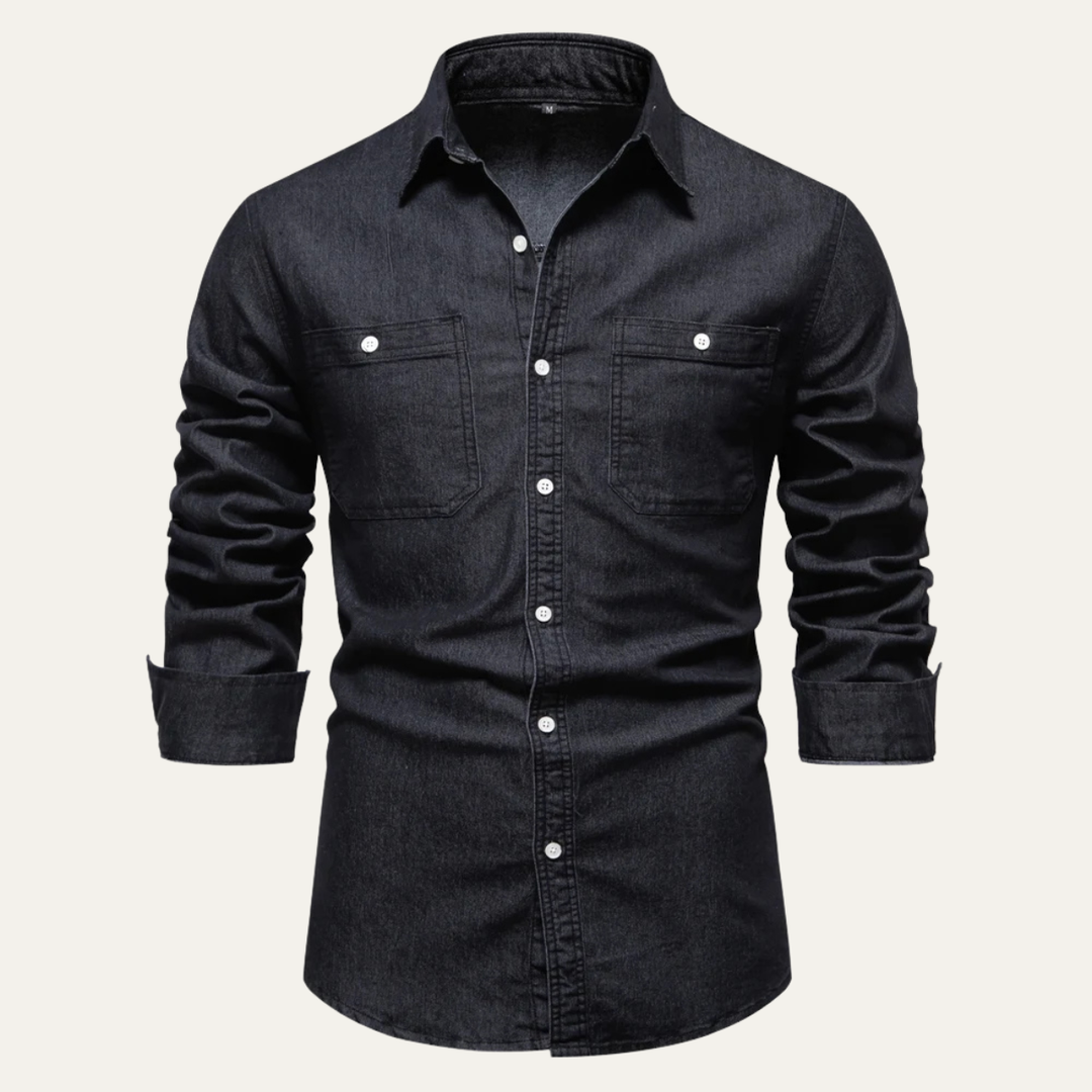 Crestfall Ridge Denimjeanshemd Slim Fit