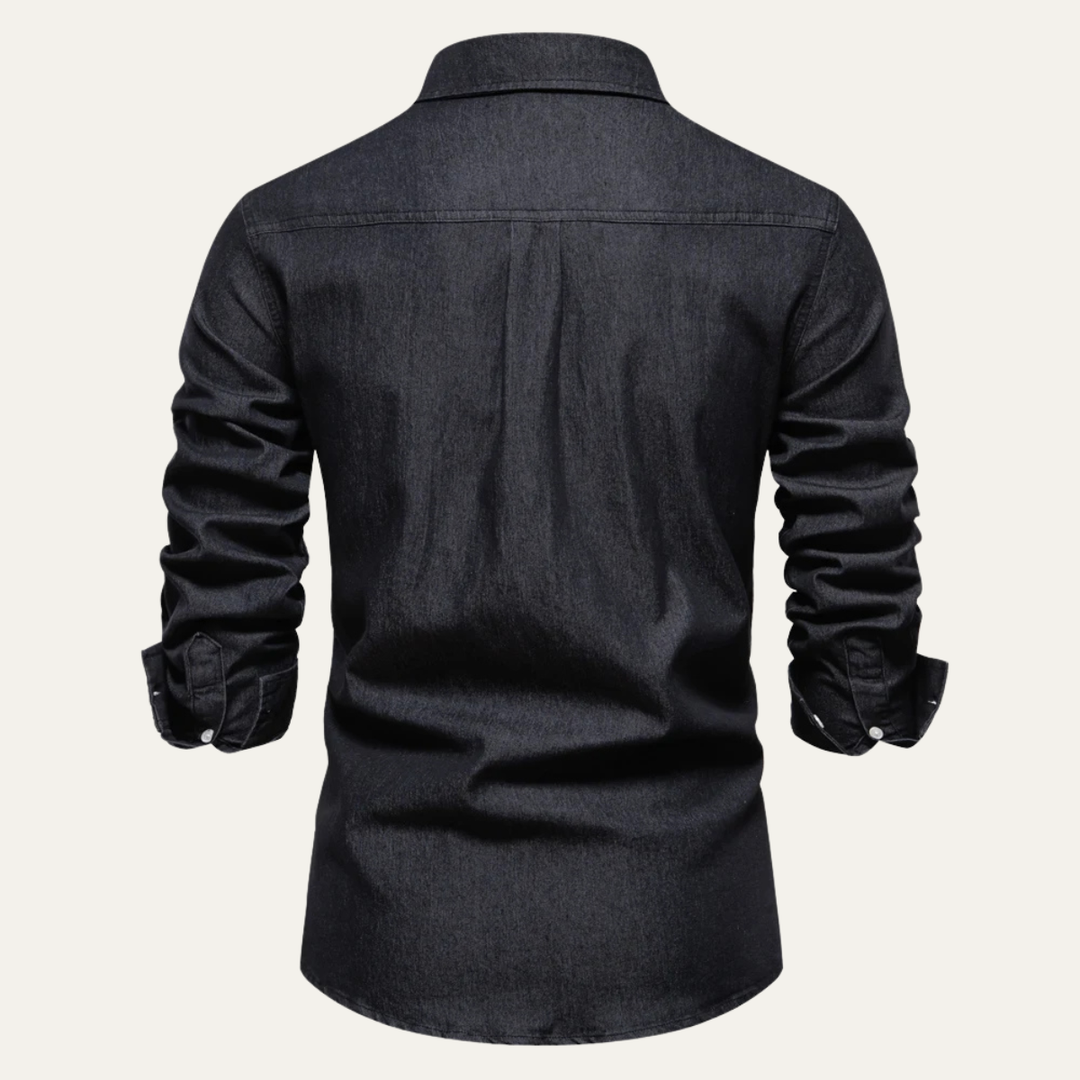 Crestfall Ridge Denimjeanshemd Slim Fit