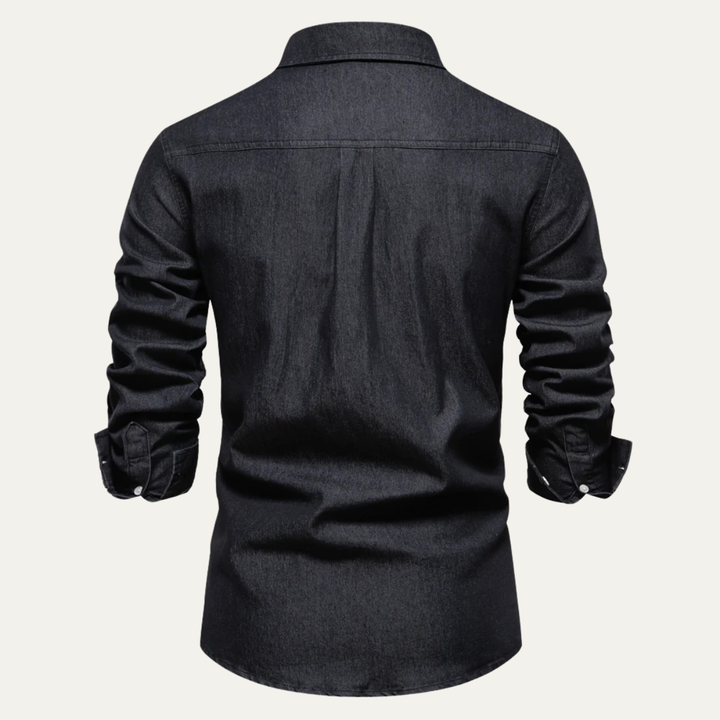 Crestfall Ridge Denimjeanshemd Slim Fit