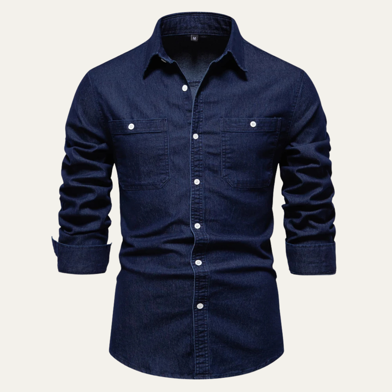 Crestfall Ridge Denimjeanshemd Slim Fit