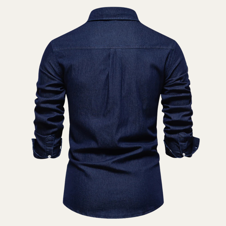 Crestfall Ridge Denimjeanshemd Slim Fit