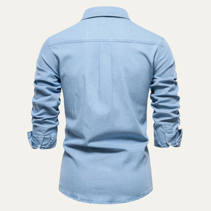 Crestfall Ridge Denimjeanshemd Slim Fit