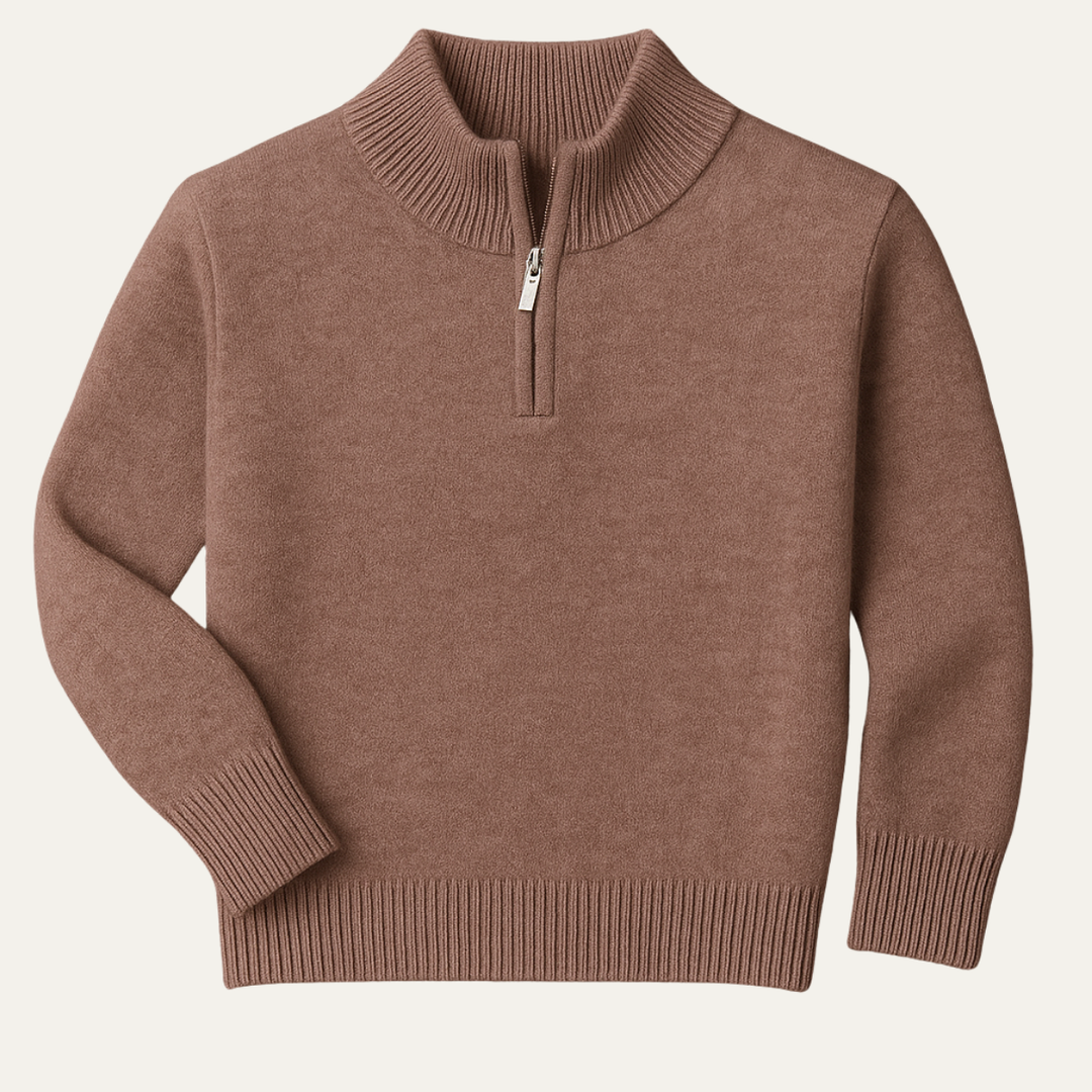 Crestfield Woll-Half-Zip-Pullover