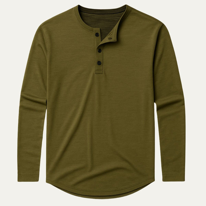 Cromwell Baumwollpoloshirt Langarm