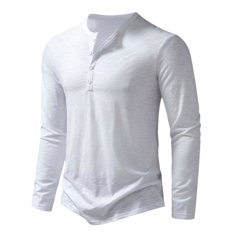 Cromwell Baumwollpoloshirt Langarm