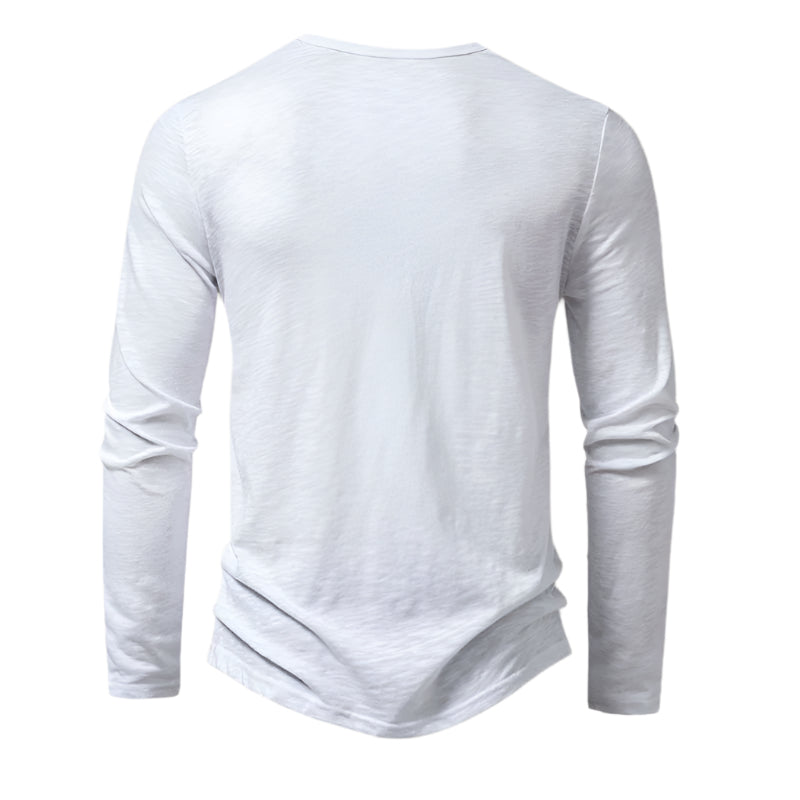 Cromwell Baumwollpoloshirt Langarm