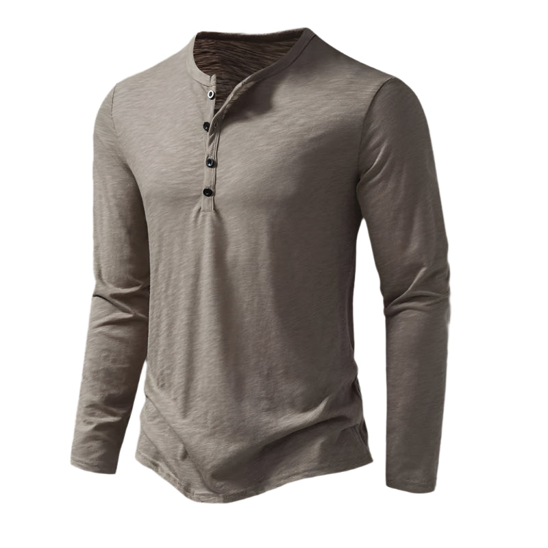 Cromwell Baumwollpoloshirt Langarm