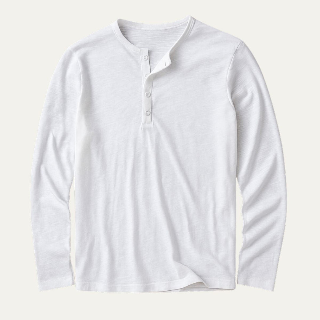 Cromwell Baumwollpoloshirt Langarm
