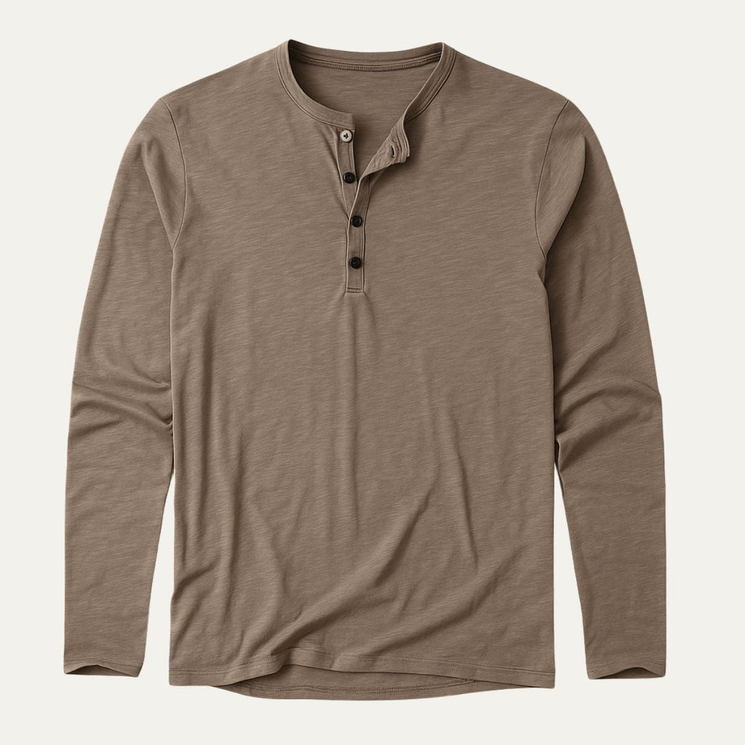 Cromwell Baumwollpoloshirt Langarm