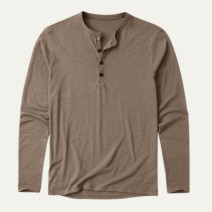 Cromwell Baumwollpoloshirt Langarm