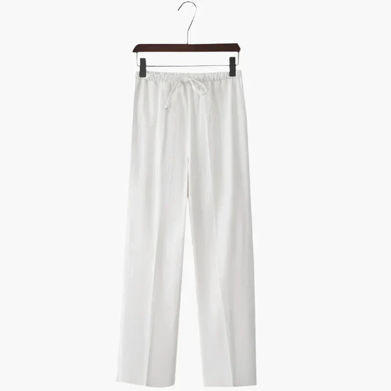 Damien Fluid Leinenhose