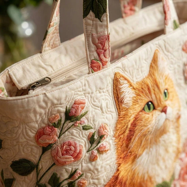 Handveredelte Ledertasche