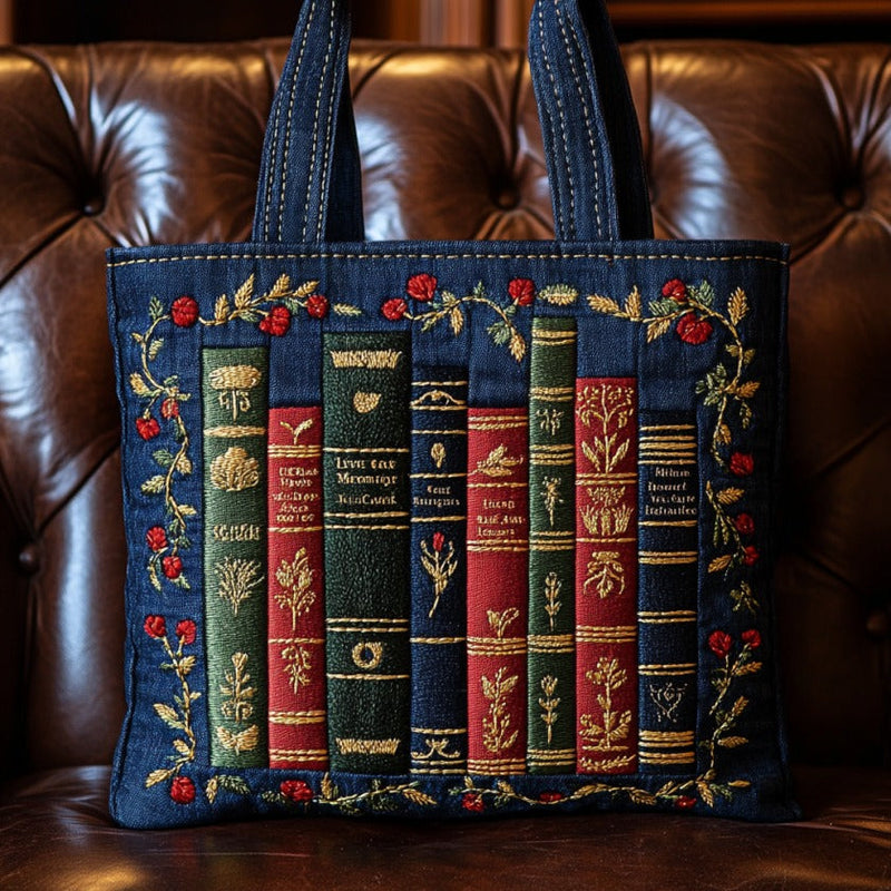 Bücherliebhaber — gesteppter Shopper