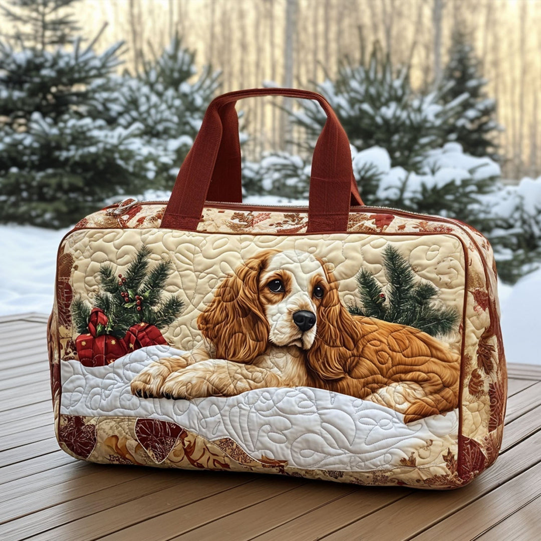 Kleine Spaniel-Liebe — gesteppter Weekender