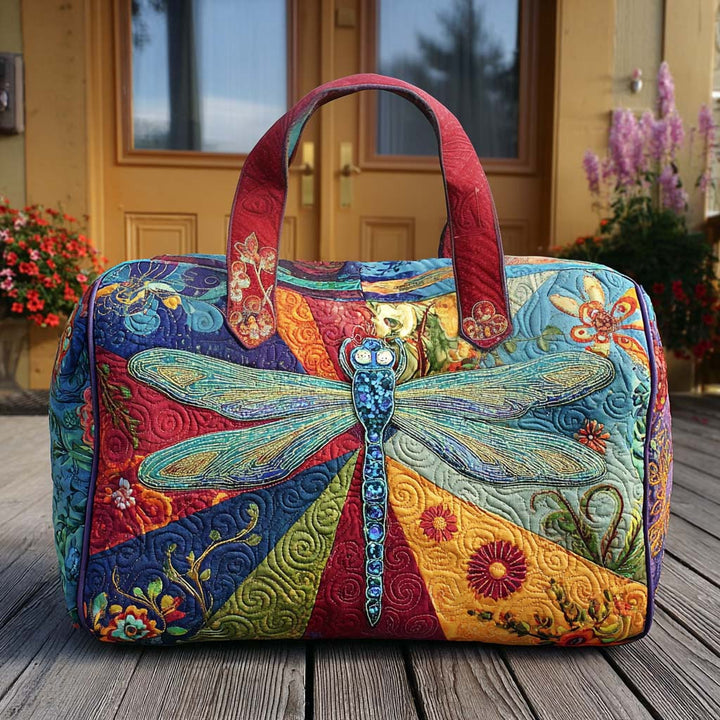Verspielte Flügel — gesteppter Weekender