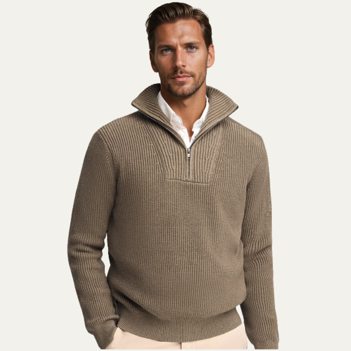 Ellington Strick-Half-Zip-Pullover
