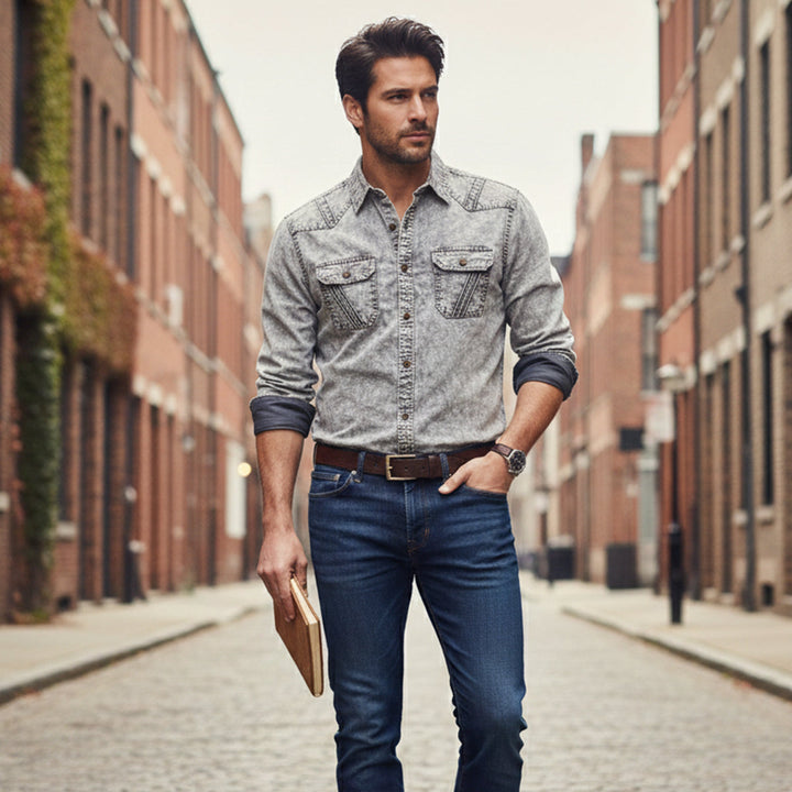 Fairbrook Denimjeanshemd