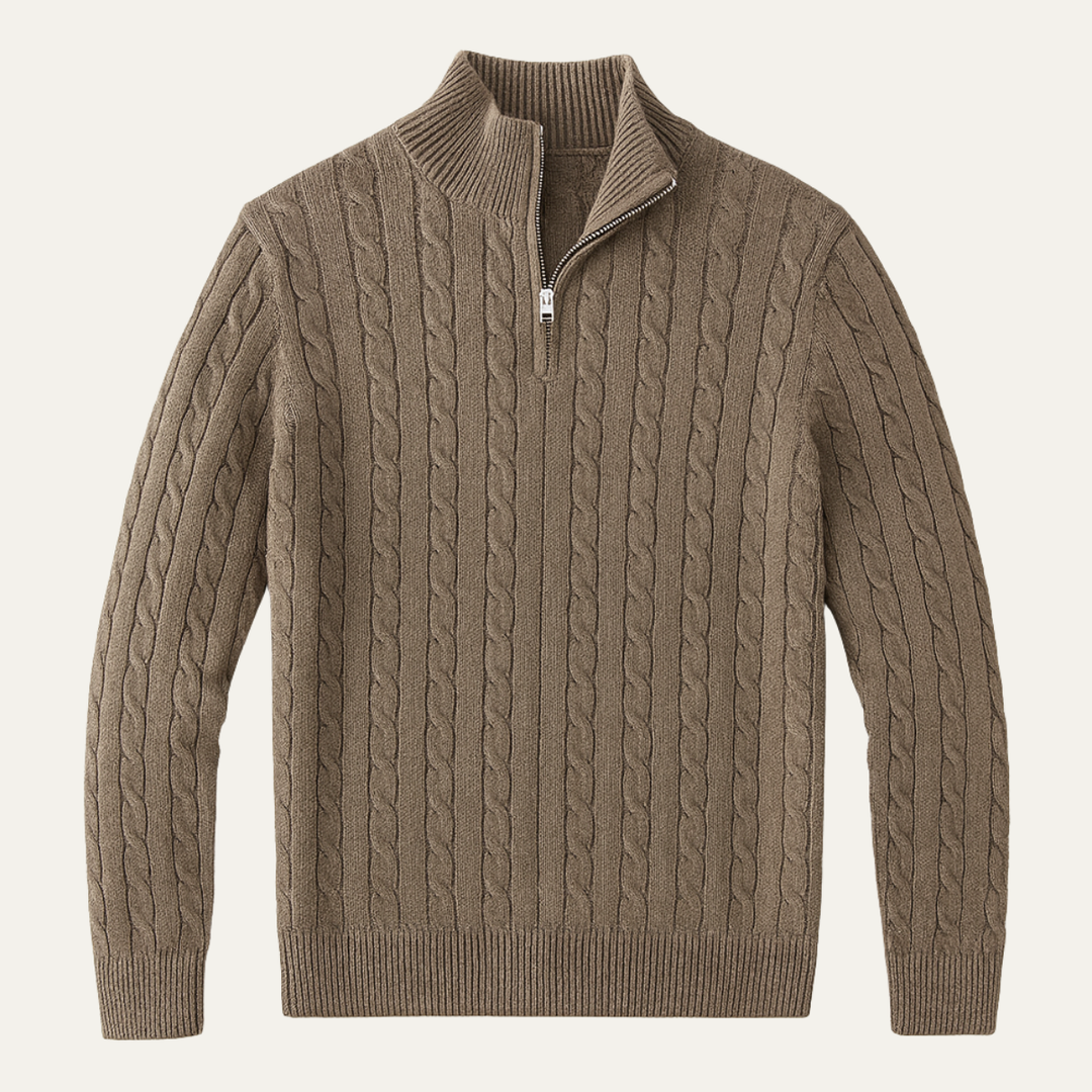 Firenze Strick-Half-Zip-Pullover