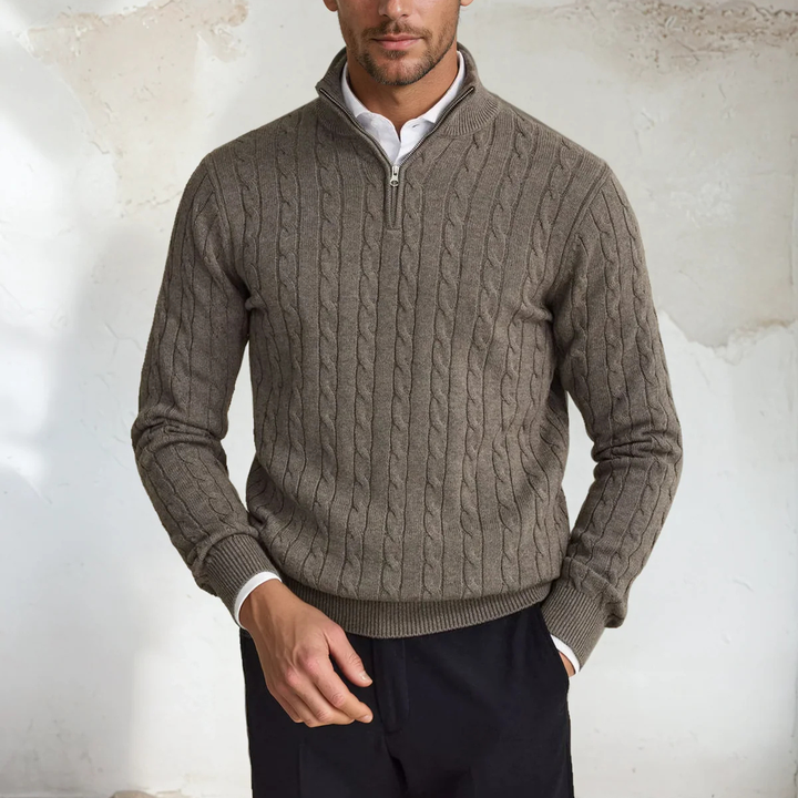 Firenze Strick-Half-Zip-Pullover