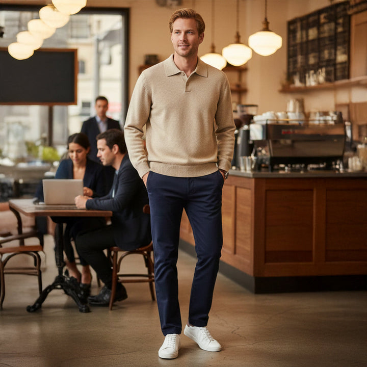 Four Kaschmirpoloshirt