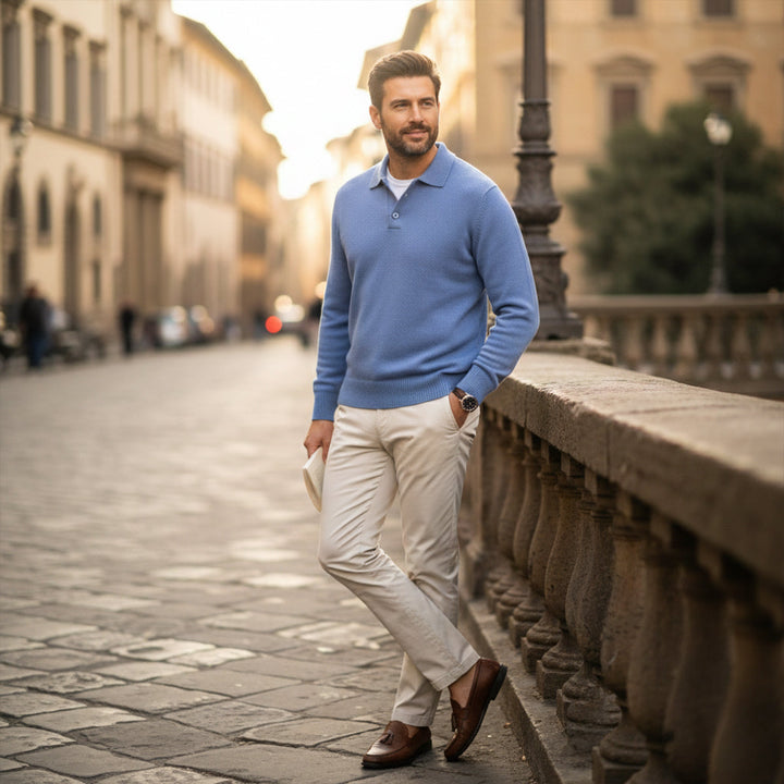 Four Kaschmirpoloshirt