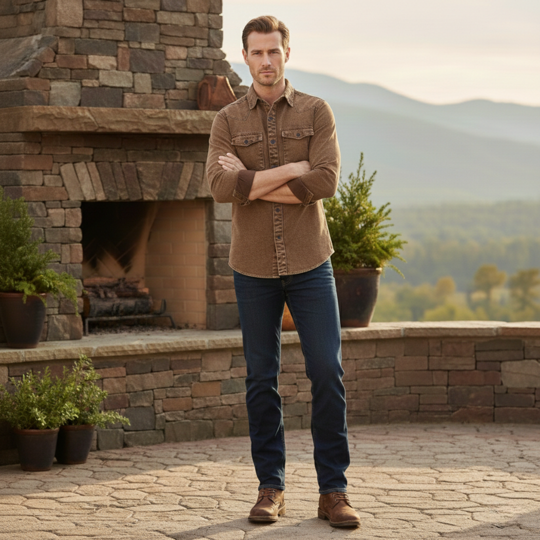 Foxhaven Denimjeanshemd