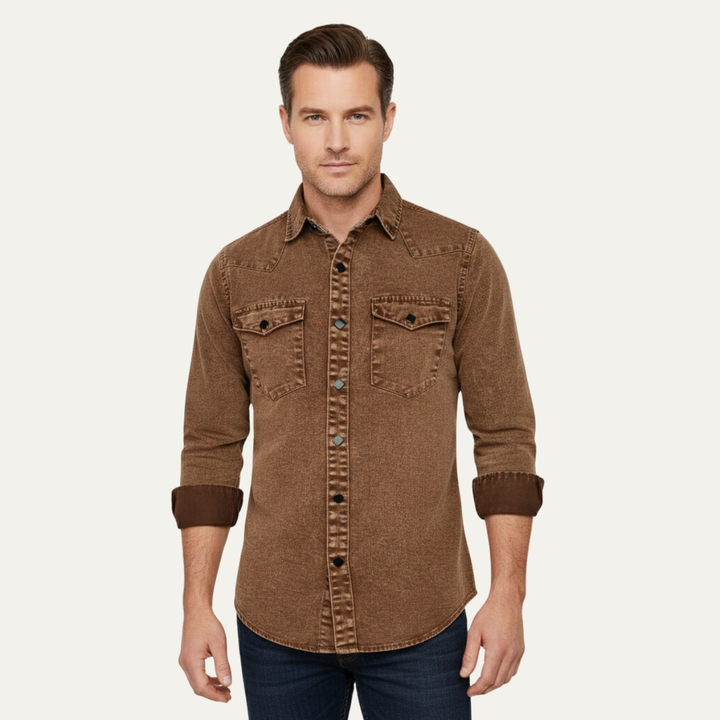 Foxhaven Denimjeanshemd