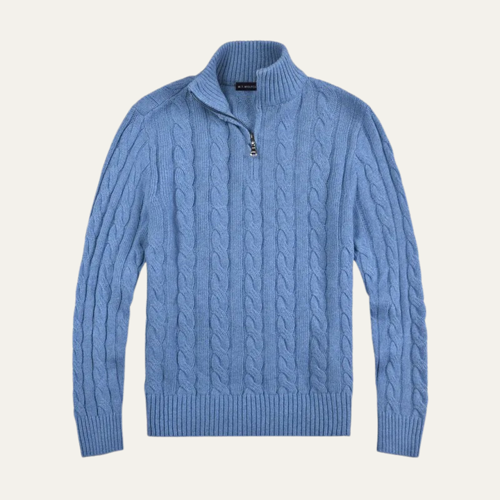 Genève Old Woll-Half-Zip-Pullover