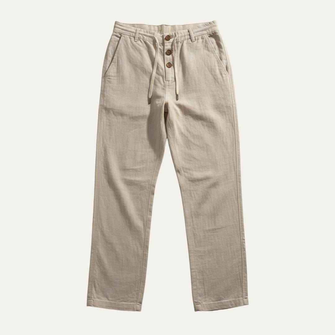 Glenhaven Hill Leinenhose Straight Leg