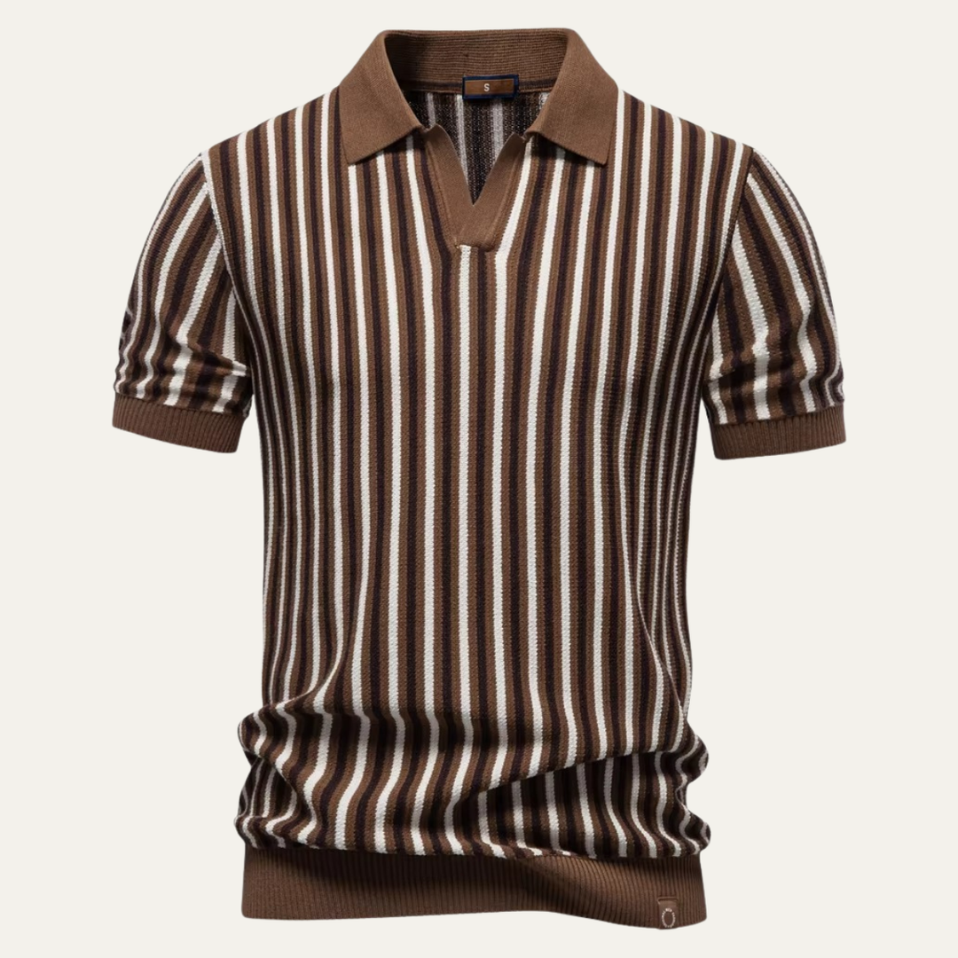 Greenfield Strickpoloshirt