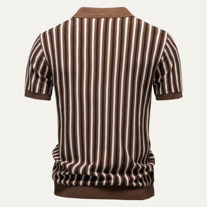 Greenfield Strickpoloshirt