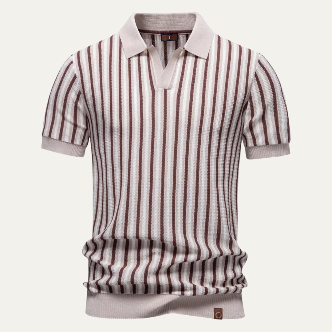 Greenfield Strickpoloshirt