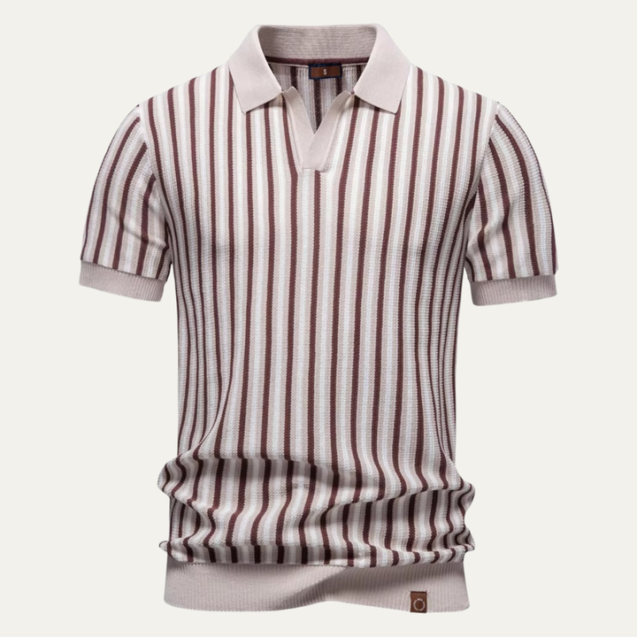 Greenfield Strickpoloshirt