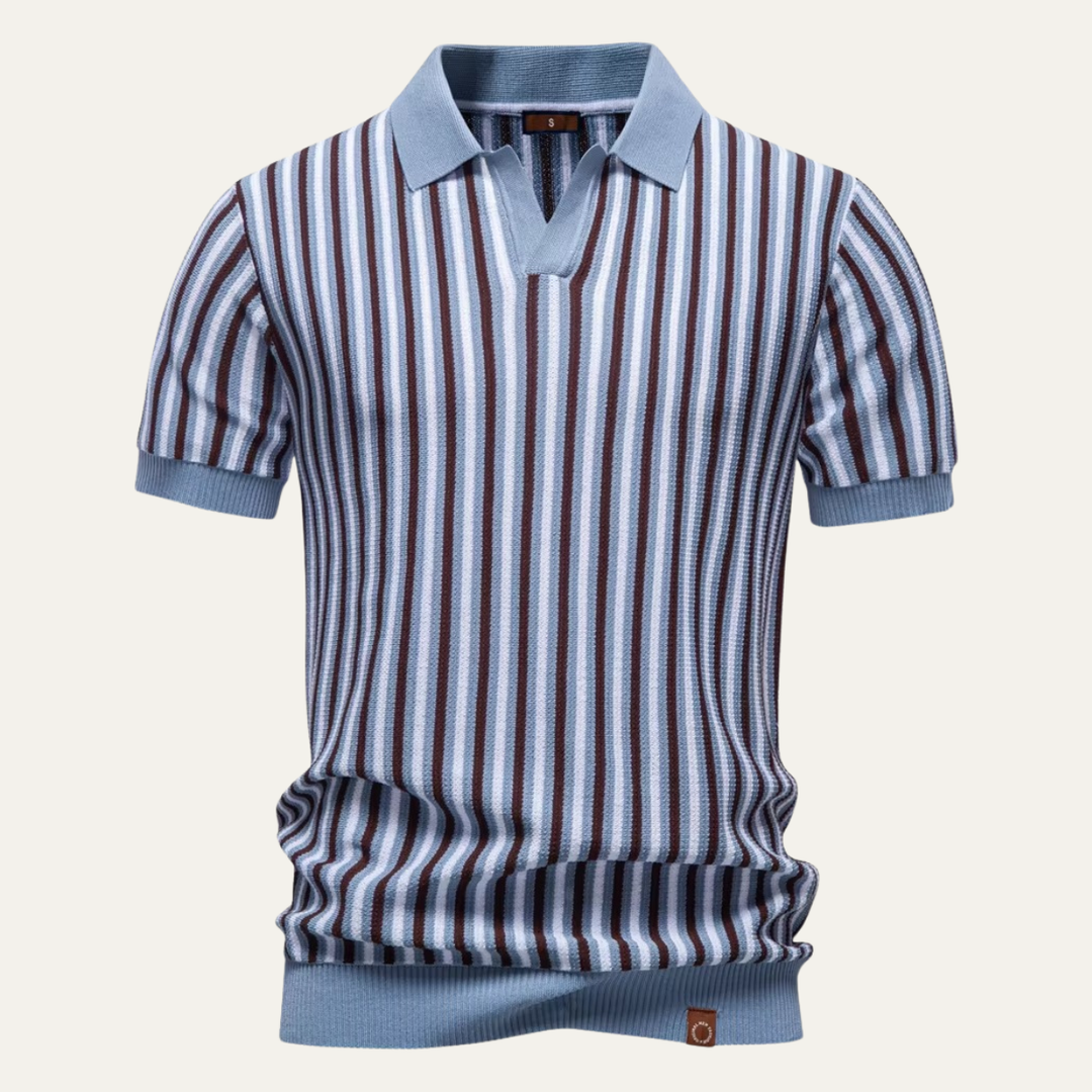 Greenfield Strickpoloshirt