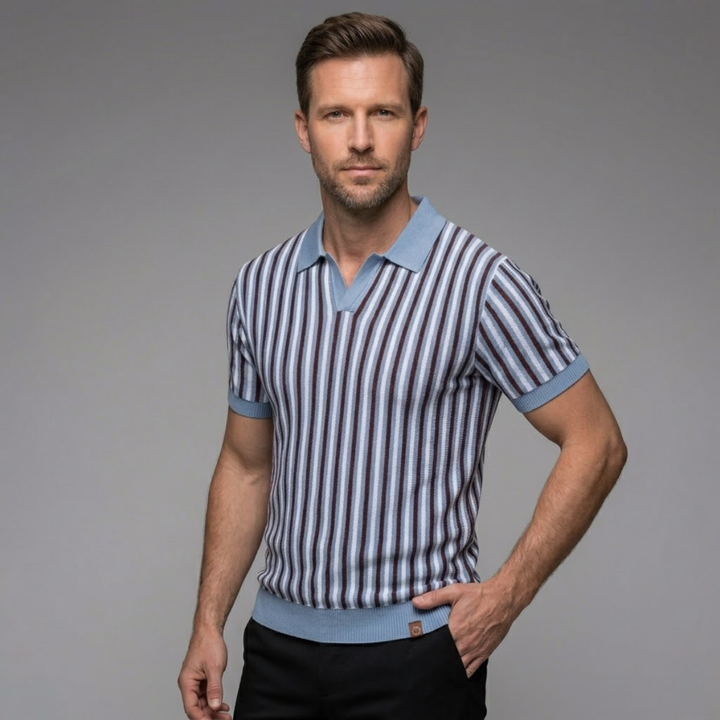 Greenfield Strickpoloshirt