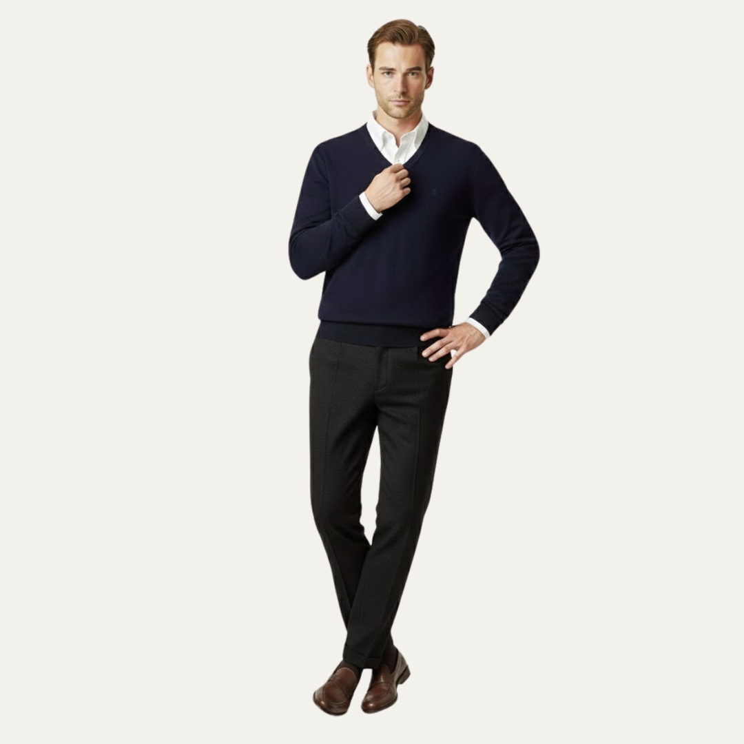 Hawkington Wollhose Straight Leg