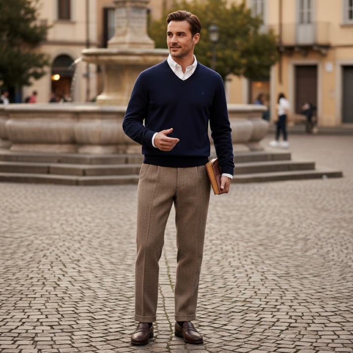 Hawkington Wollhose Straight Leg