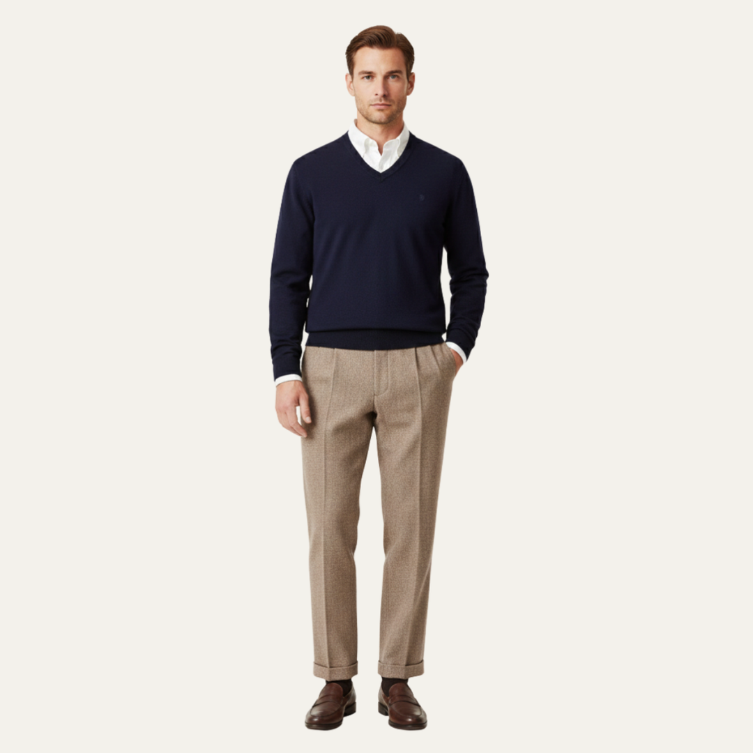 Hawkington Wollhose Straight Leg