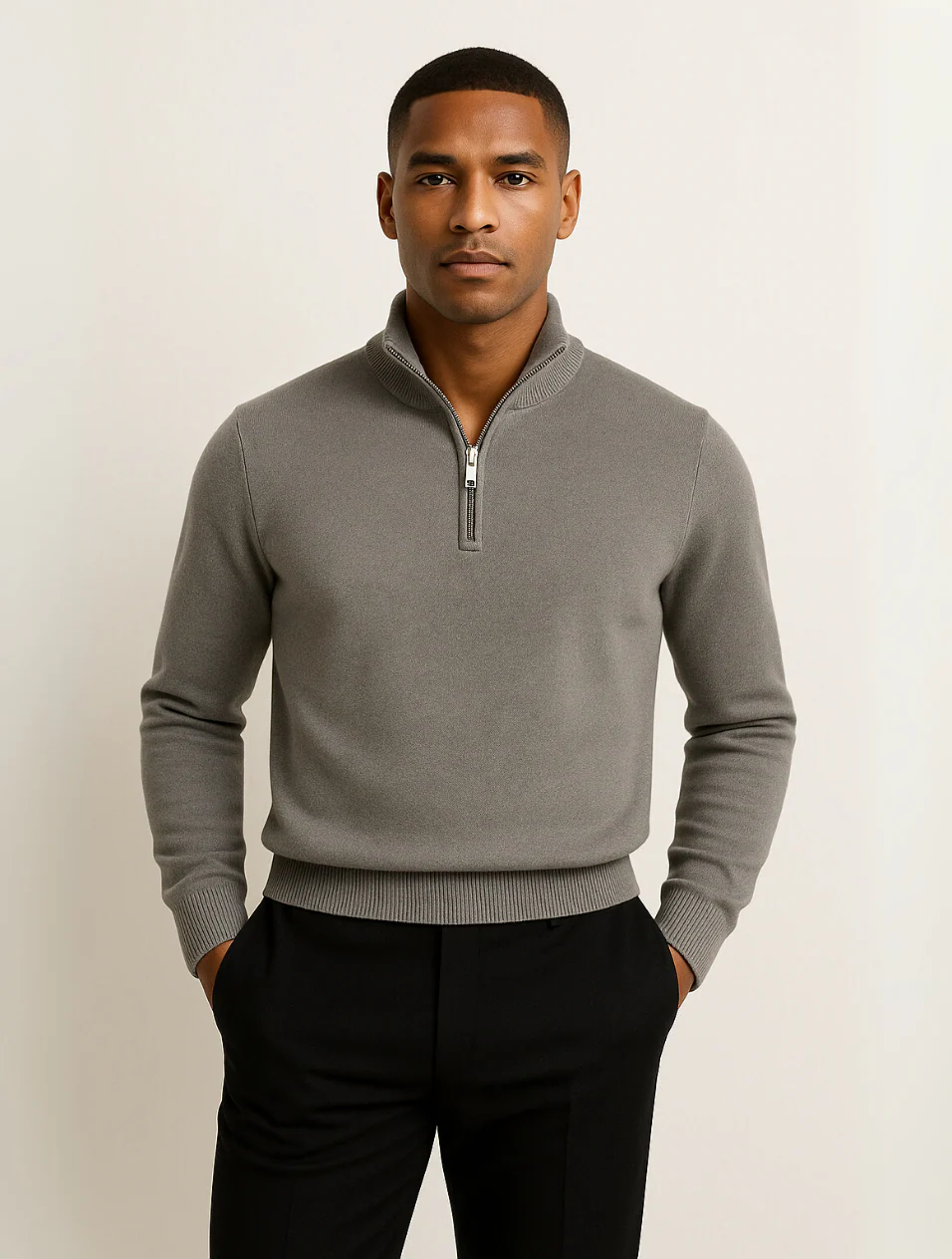 Old Money Half-Zip-Pullover