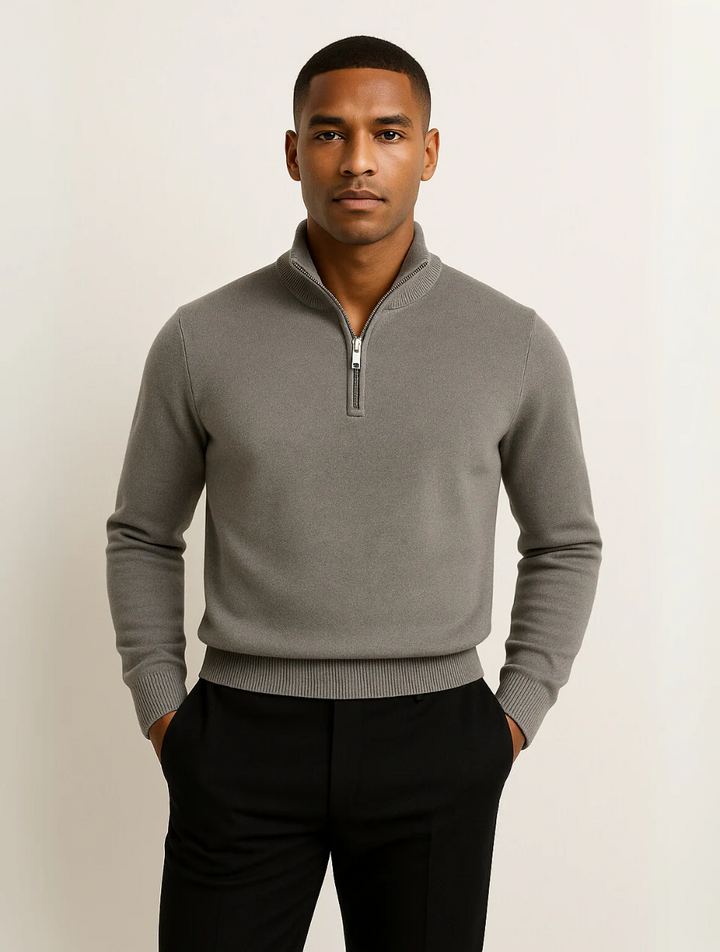 Old Money Half-Zip-Pullover