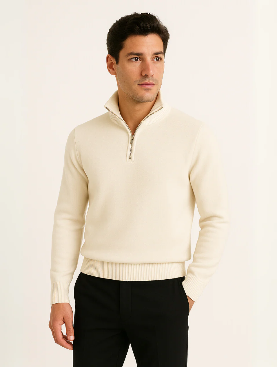 Old Money Half-Zip-Pullover