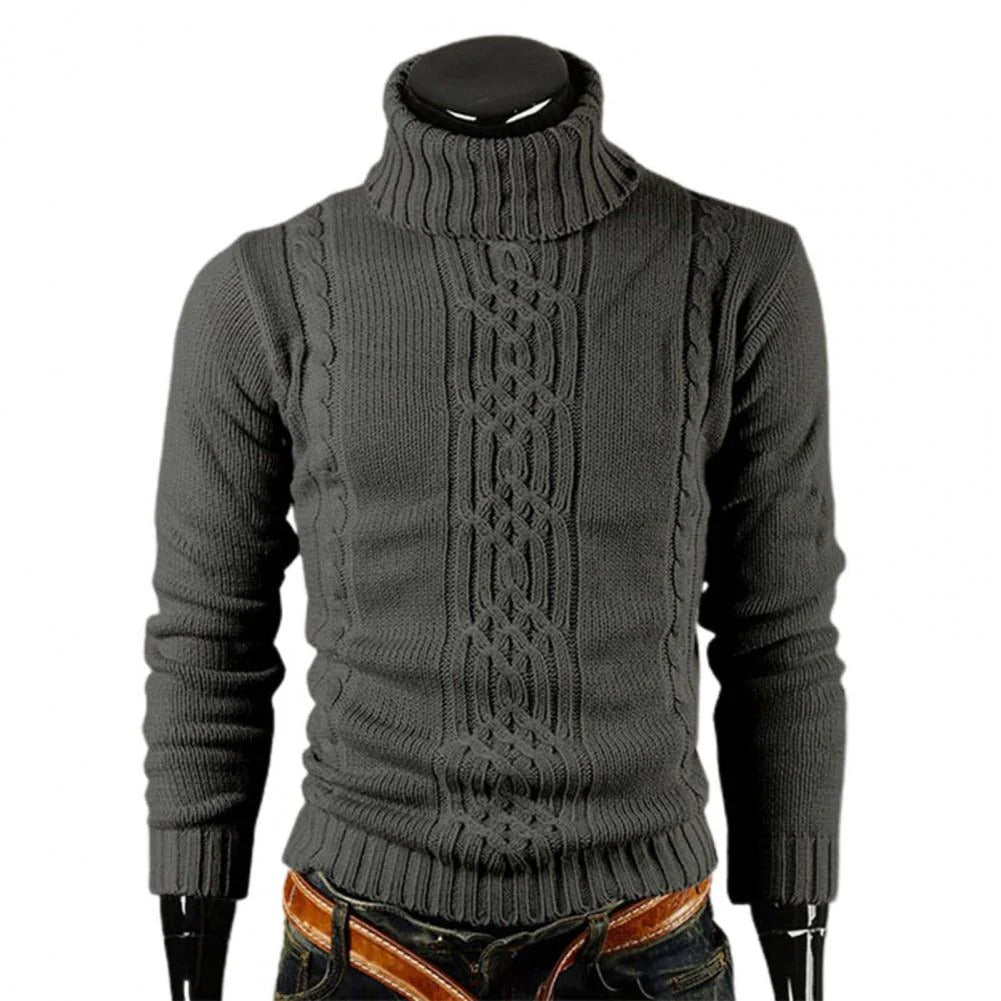 Courchevel Knitted Wollrollkragenpullover