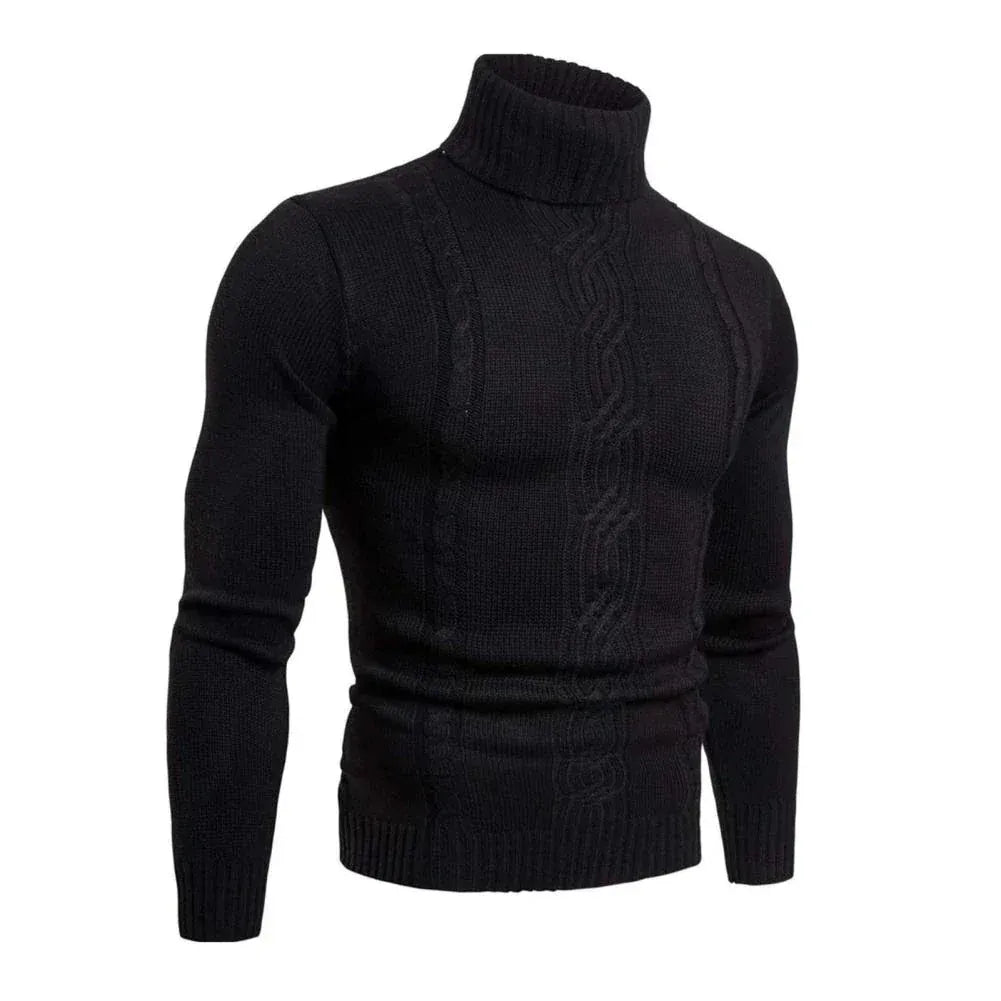 Courchevel Knitted Wollrollkragenpullover