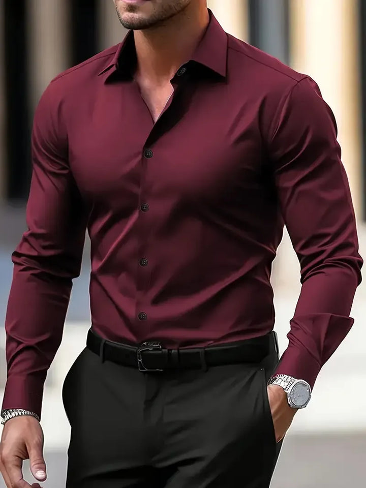 Kensington Satin Baumwollhemd