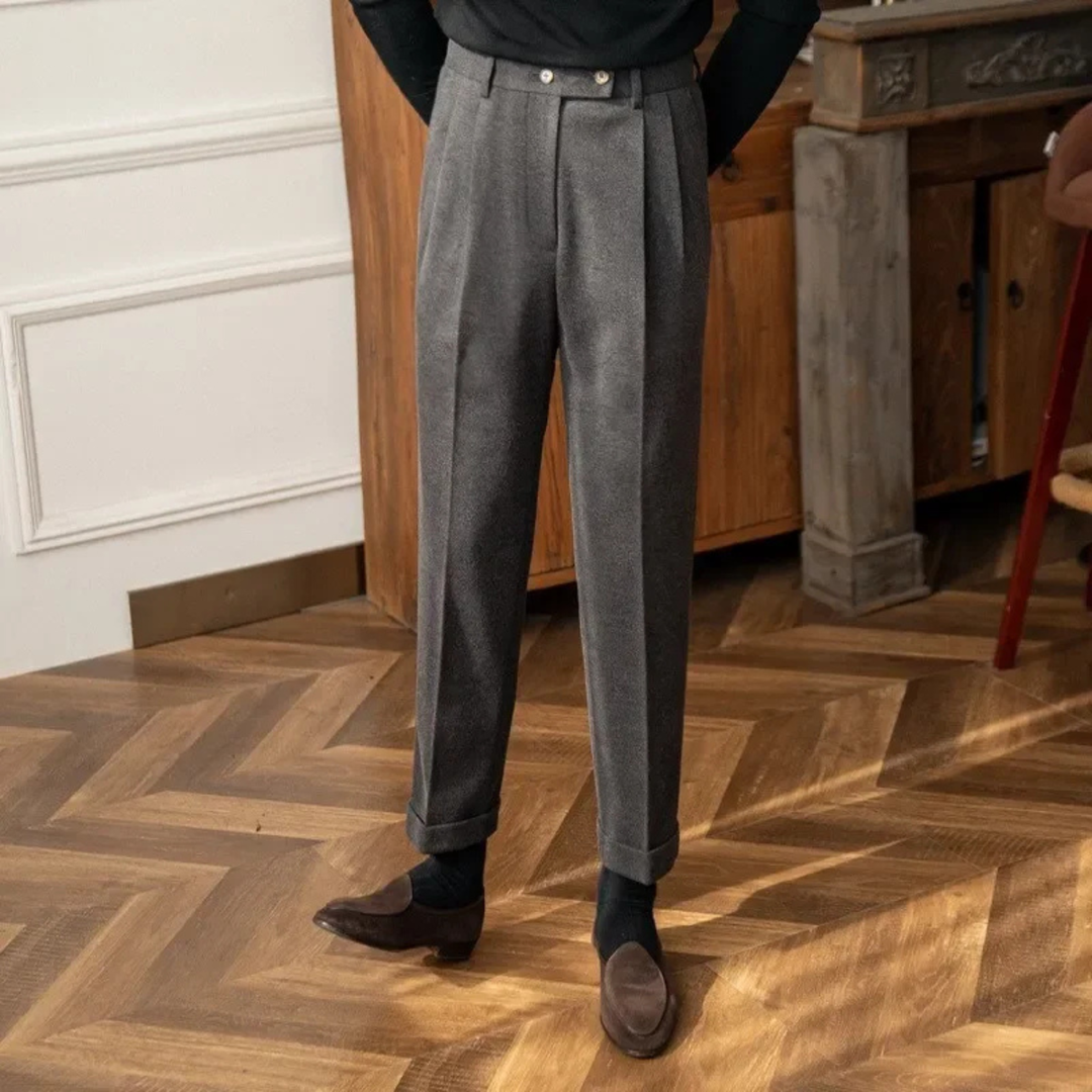 Lakeshore Wollanzughose Slim Fit
