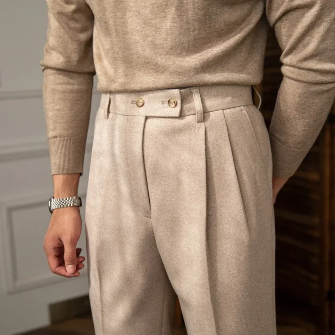 Lakeshore Wollanzughose Slim Fit