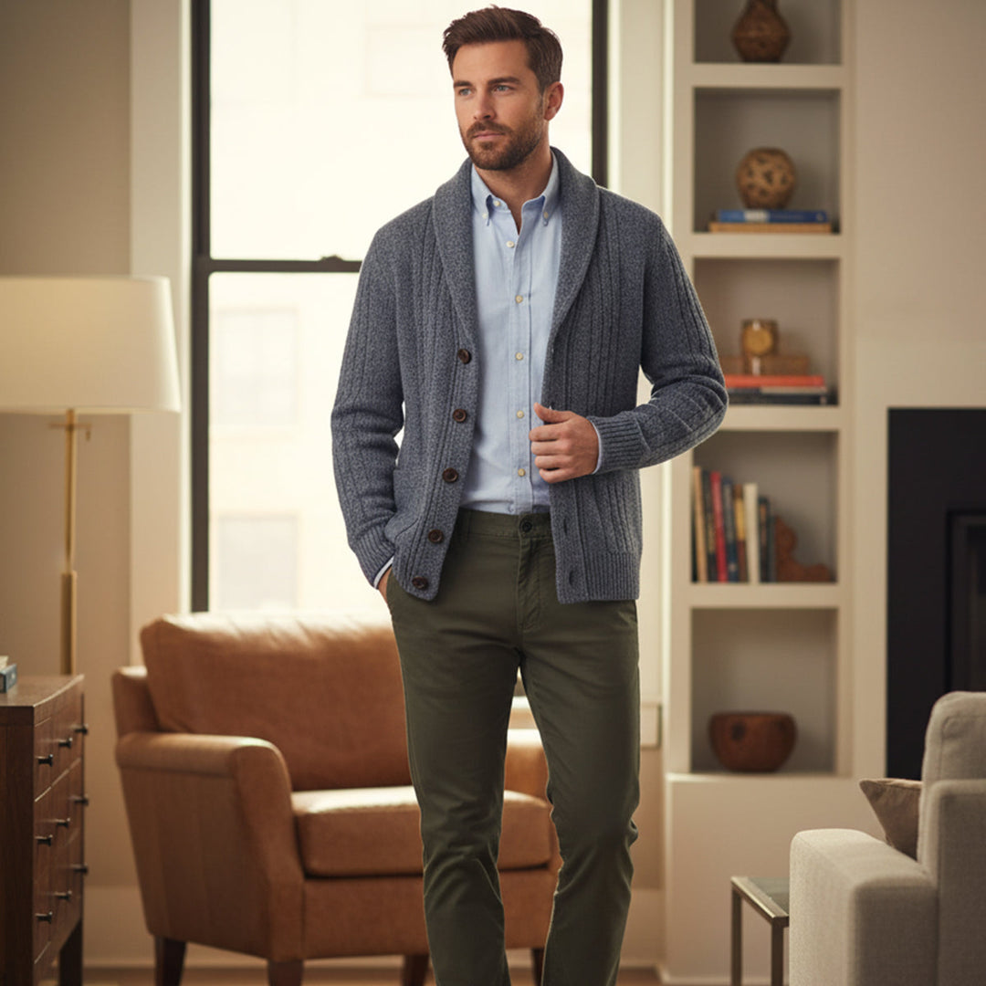 Lanchester Kaschmirstrickjacke